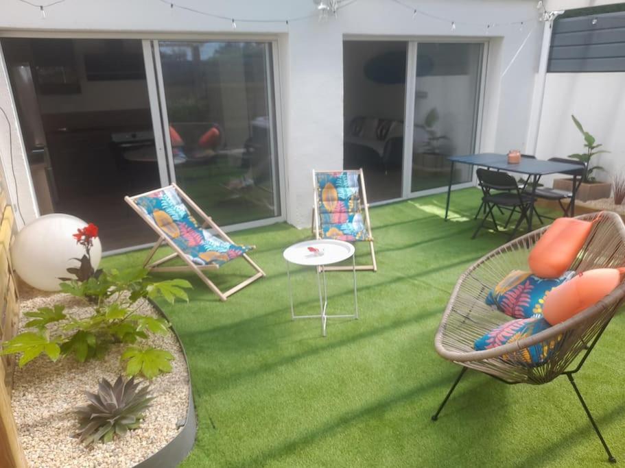 Maison 4Pers Avec Jacuzzi Privatif Couvert Proche Ocean เบรม ซูร์ แมร์ ภายนอก รูปภาพ